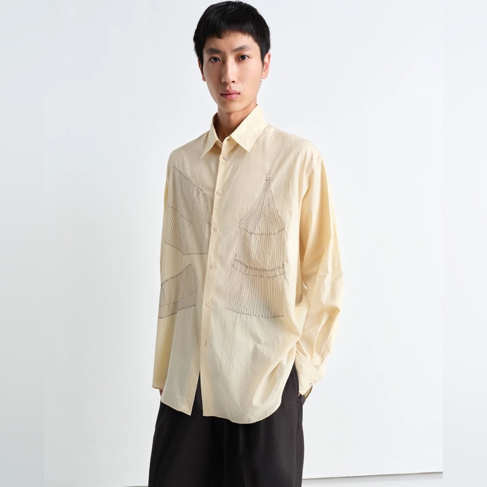 Lemaire x Philippe Weisbecker Relaxed Shirt - Large - Picture 2 of 16